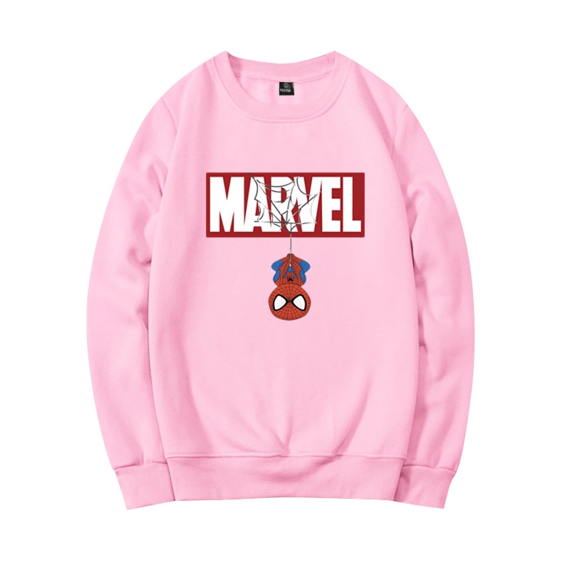 Áo hoodie tay dài in hình người nhện phong cách Hàn Quốc | BigBuy360 - bigbuy360.vn