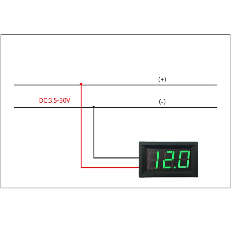 Vôn kế kỹ thuật số màn hình LED 0.36&quot;