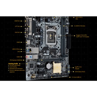 Main asus h110m-d (chipset intel h110/ socket lga1151/ vga onboard)