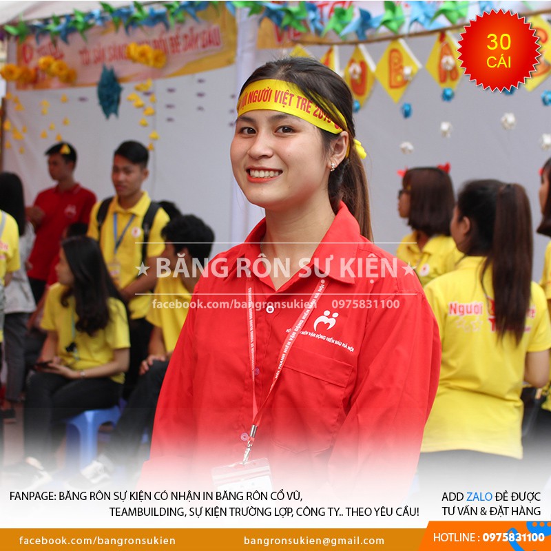 Băng rôn cổ vũ in theo yêu cầu số lượng 30 cái