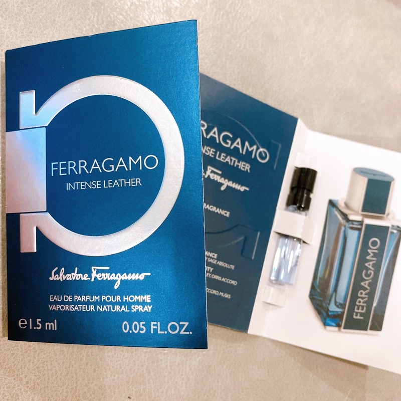 Vial nước hoa nam Salvatore Ferragamo Intense Leather Pour Homme EDP 1.5 ml