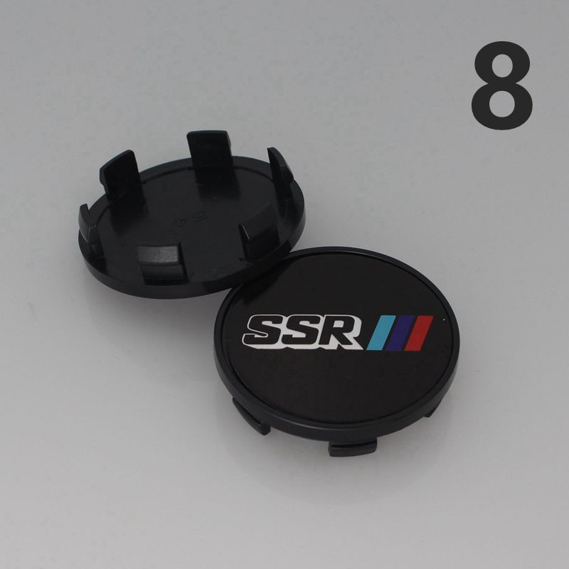 Set 4 nắp chụp mâm bánh xe ô tô cỡ 54/49mm trang trí xe ô tô tiện dụng