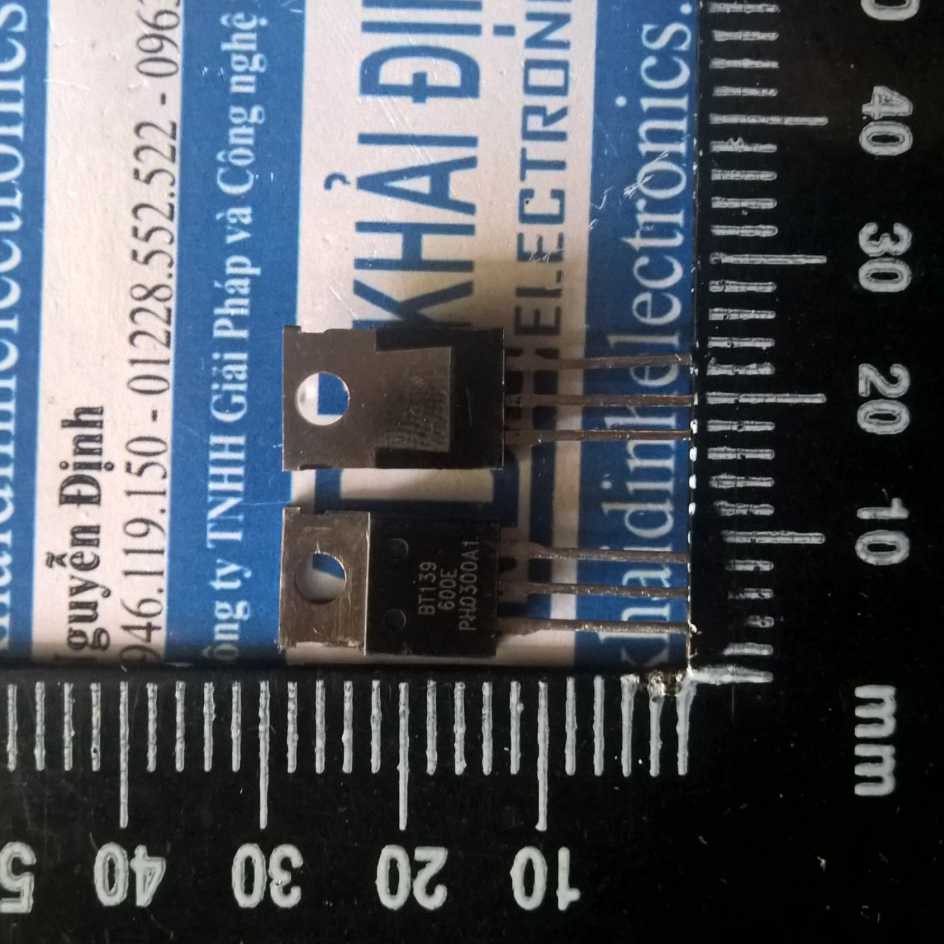 BT139-600E TO-220 16A/600V TRIAC (3 con) KDE1348