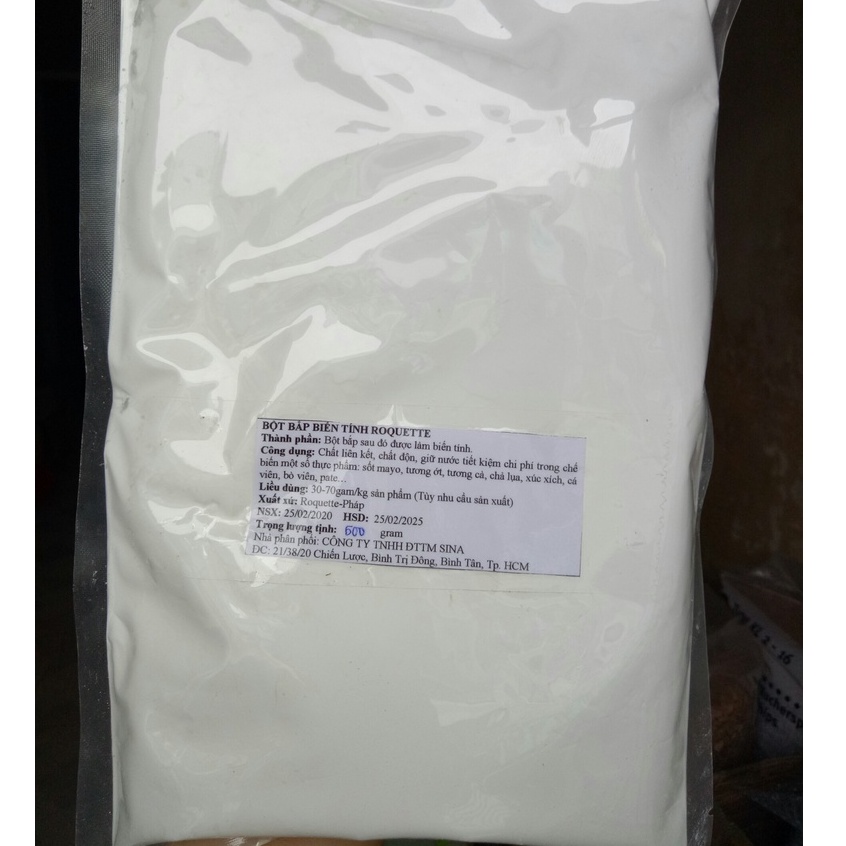 Tinh bột bắp biến tính Roquette Pháp làm chất độn, tăng độ kết dính cho xúc xích, giò chả