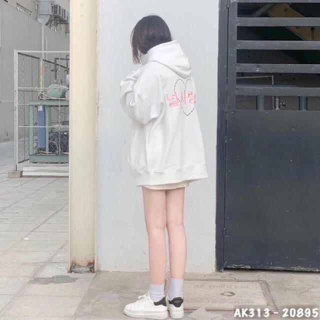 🎆𝐍𝐢̉ 𝐁𝐨̂𝐧𝐠 𝐋𝟏🎆 313 Áo Khoác Nỉ Couple Tim Chữ Hồng (Loại 1) | BigBuy360 - bigbuy360.vn