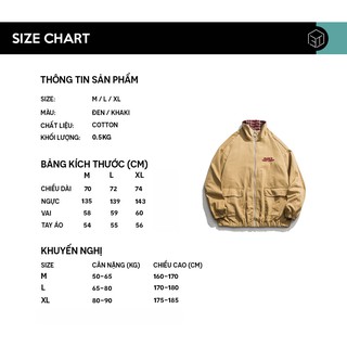Áo Jacket Khaki 2 Mặt | Two Face Khaki Jacket