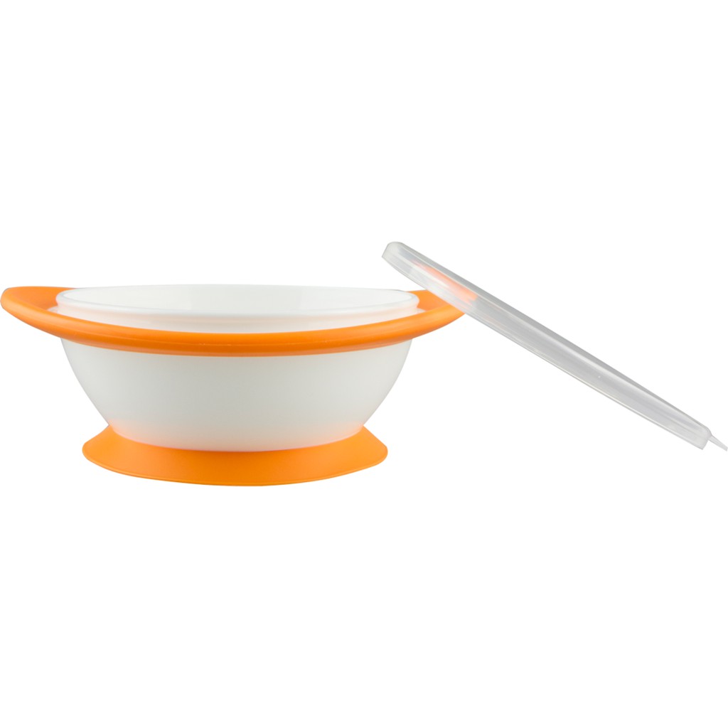 Bộ 2 bát ăn NUK chống đổ có nắp