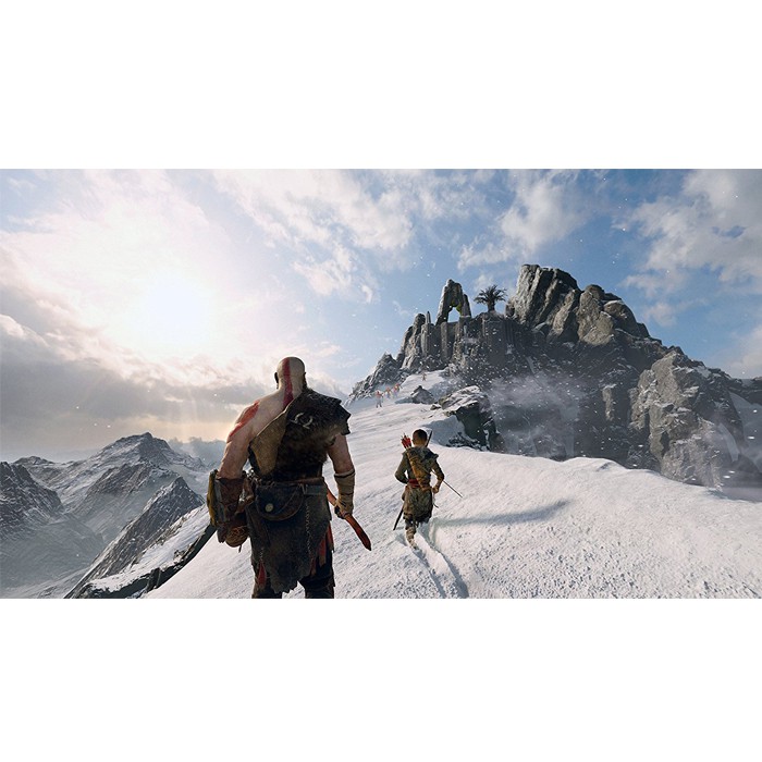 [Mã ELFLASH5 giảm 20K đơn 50K] Đĩa Game PS4: God Of War 4 Like New 99% - hệ Asia