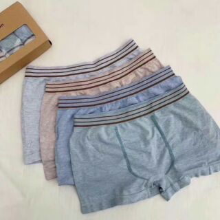 (XẢ LỖ )Set 4 chiếc quần boxer nam cotton co dãn 4 chiều