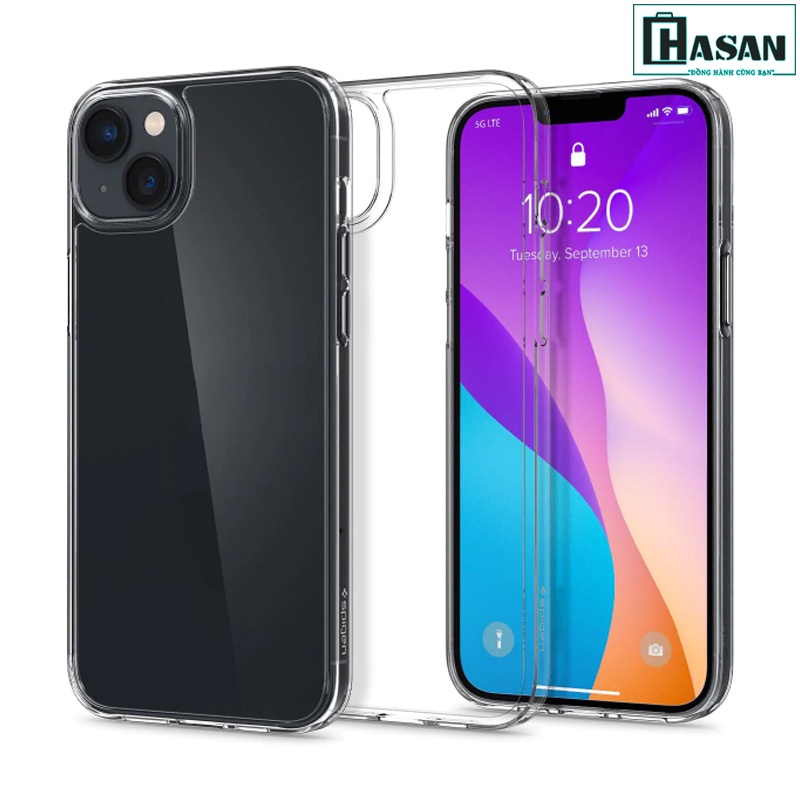 Ốp lưng iPhone 14/13 Spigen Liquid Crystal Clear