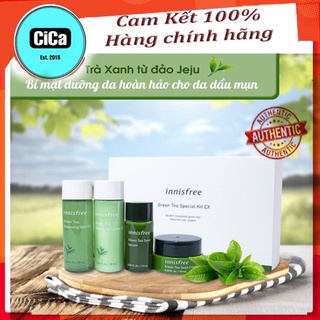 Set dưỡng trà xanh mini Innisfree Green tea special kit EX mẫu mới nhất!