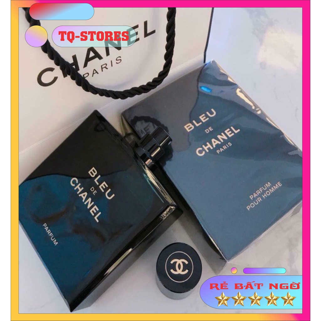 Nước Hoa Blue Chanel Nắp Hít Chữ Vàng 100ML | Thế Giới Skin Care