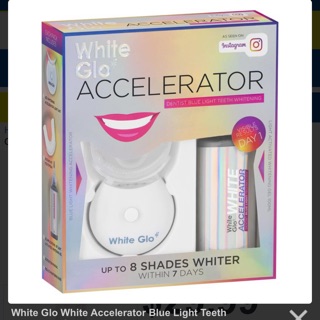 Set ngậm trắng răng White Glo Accelarator