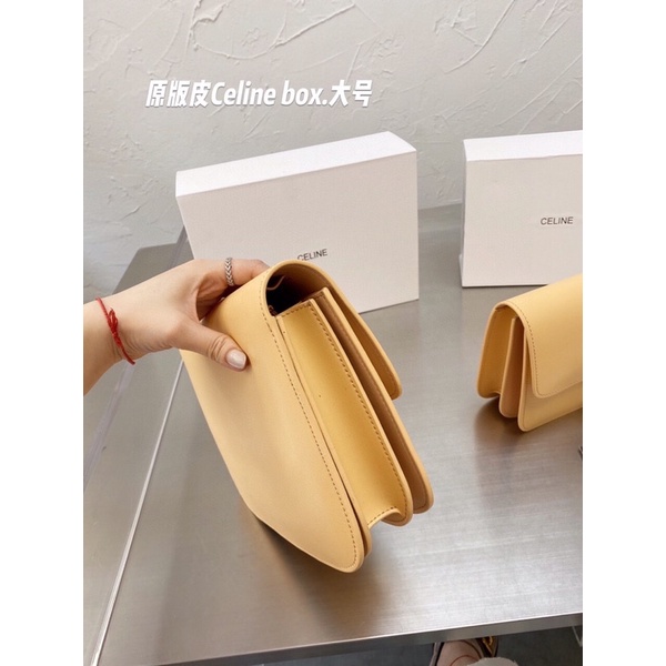 Túi xách ce.line khoá bấm chất da thật hàng ordee