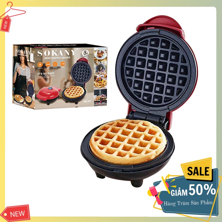 Máy Làm Bánh Waffle Mini Sokany