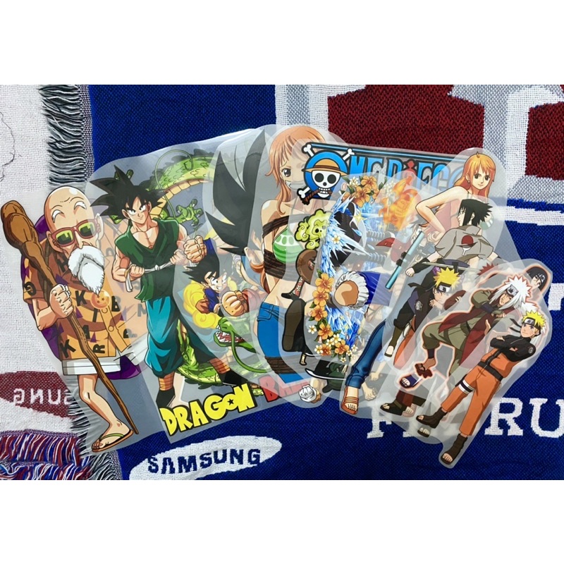 Hình ủi nhiệt, Decal ủi áo KTS - Naruto, One Piece, Dragon Ball