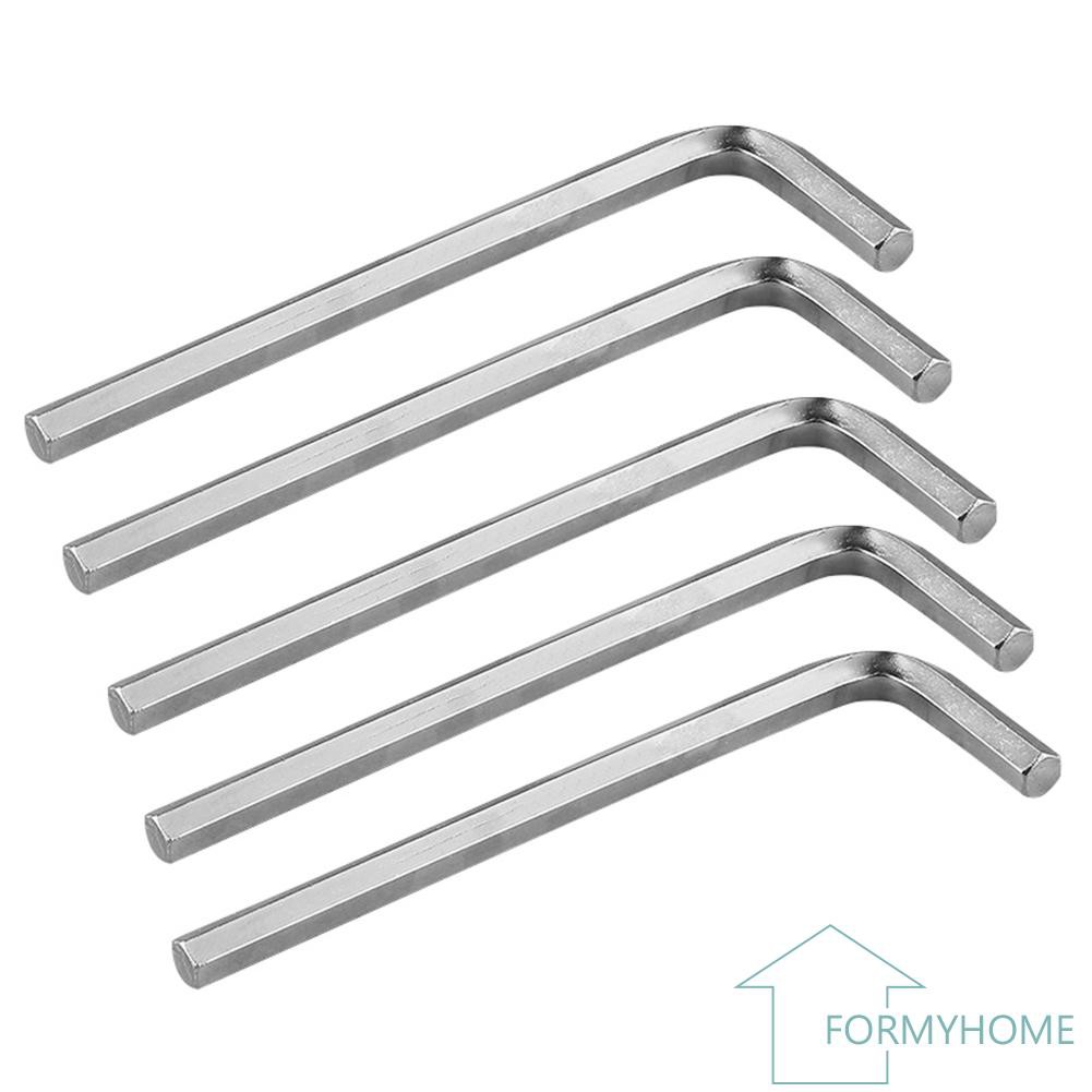 3mm Hexagon L Shape Allen Key Wrench Metric Nickel Plated Flat Head Spanner