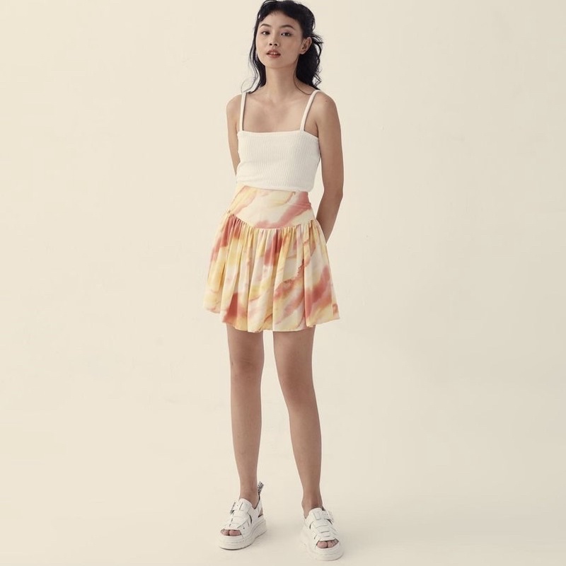 Chân váy And Above Orange Skirt