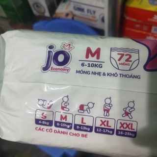 Bỉm Jo full size M72, L66, XL60, XXL54