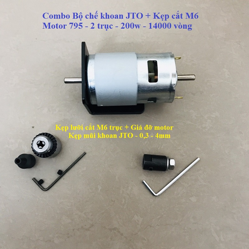 Bộ khoan cắt motor 795 200w siêu khỏe