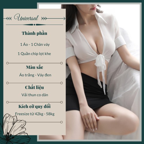 Đồ Cosplay Thư Kí Công Ty Sexy - Bộ Đồ Ngủ Cô Thư Kí Quyễn Rũ UNIVERSALXXX - DCP03 | BigBuy360 - bigbuy360.vn