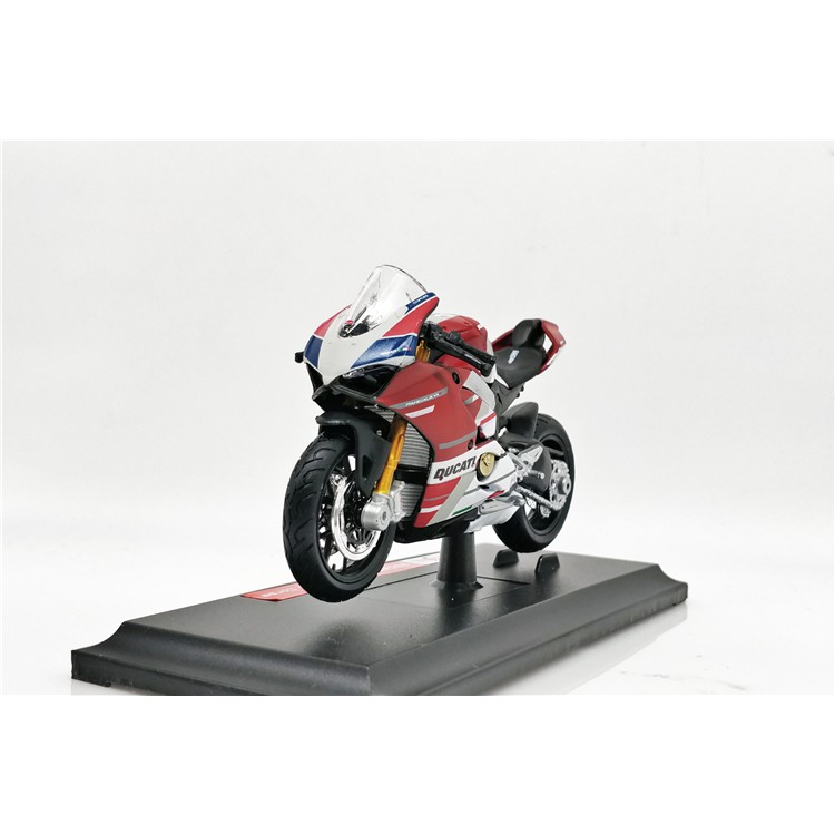 XE MÔ HÌNH - MOTO Siêu xe DUCATI Panigale V4 S Corse - MAISTO tỷ lệ 1:18