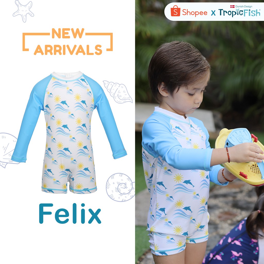 TropicFish Baby Swimwear Felix - Đồ bơi chống nắng cao cấp cho bé Felix
