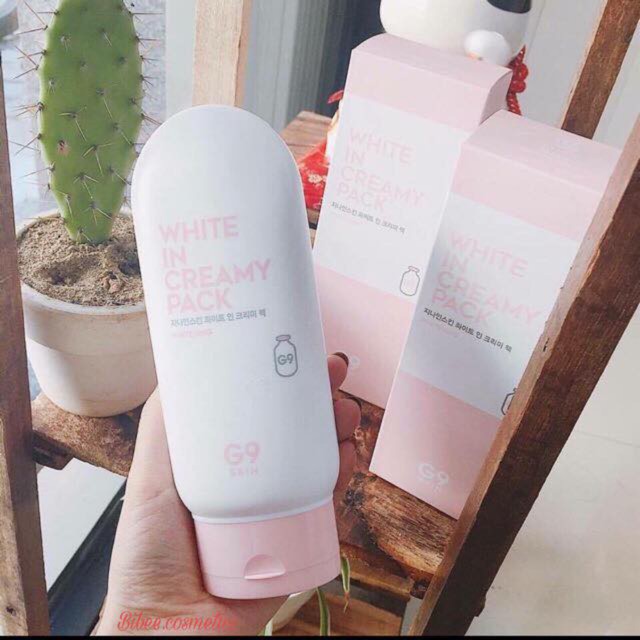 🌸Kem tắm trắng da toàn thân G9-Skin White In Creamy Pack Whitening🌸