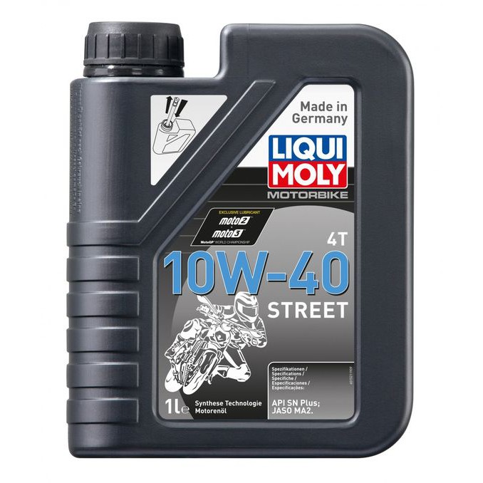 Dầu Nhớt Xe Số Xe Côn Tay Cao Cấp LIQUI MOLY 4T 10W40 STREET - 1L