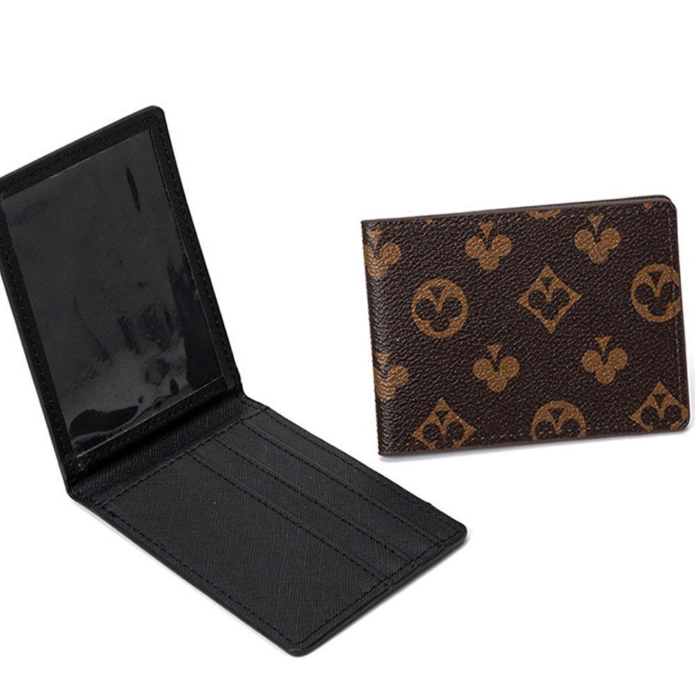 USNOW Ví Da Gập Đựng Tiền, Thẻ Tiện Lợi Giá Đỡ