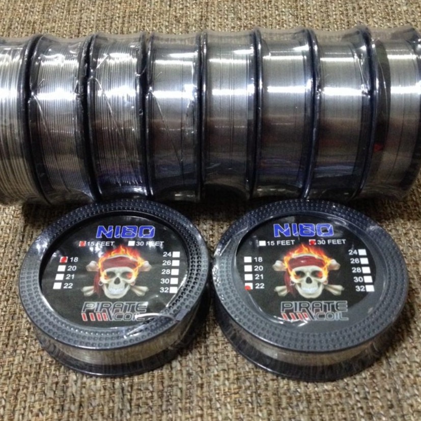 Cuộn Dây Nichrome Ni80 30ft 18g 21ga 22g 24g 26g 28g 30g 32 Ga Làm Thủ Công