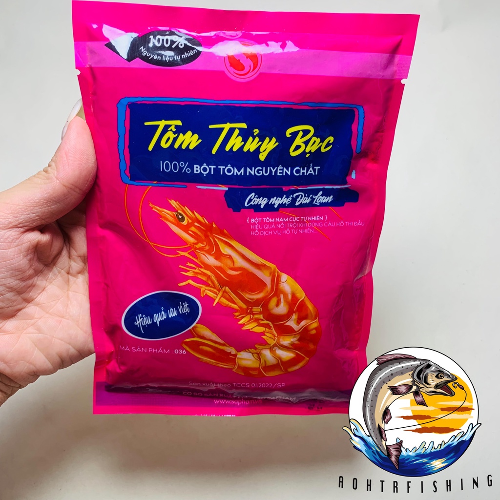 Bột Tôm Thủy Bạc Câu Cá Rô Phi