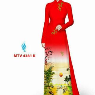 Vải áo dài in 3D