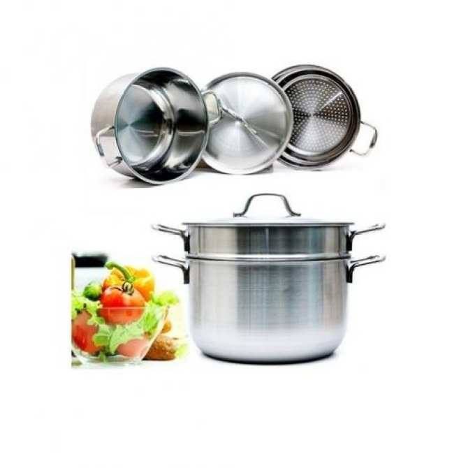 Nồi hấp 3 tầng INOX cao cấp master pot _SỈ TOÀN QUỐC