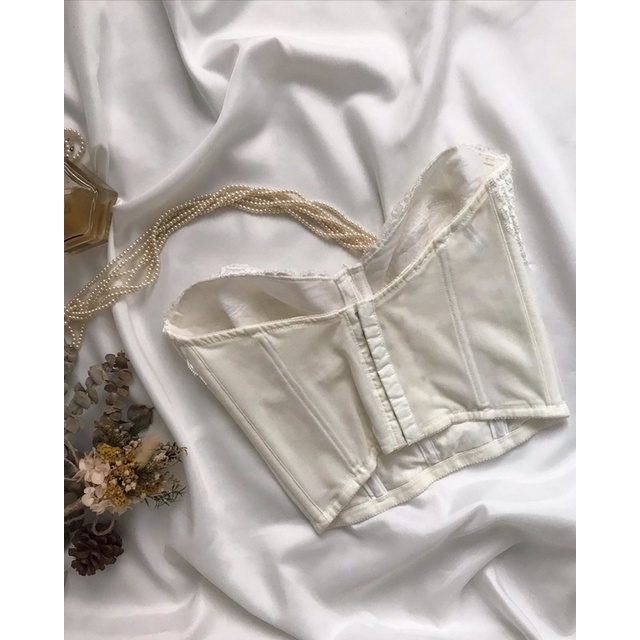 Áo corset croptop ren 2hand