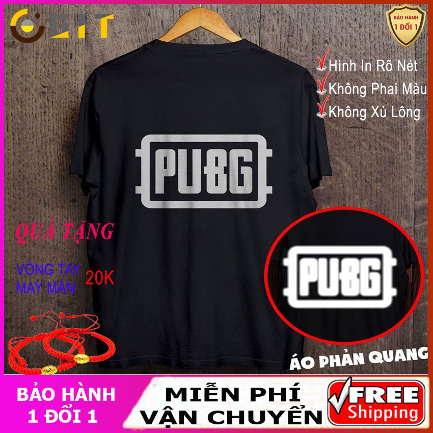 P1PUBG - Áo phông phản quang một màu PUBG - Great - Again Đông lào, áo thun nam nữ, quần khaki, quần nữ