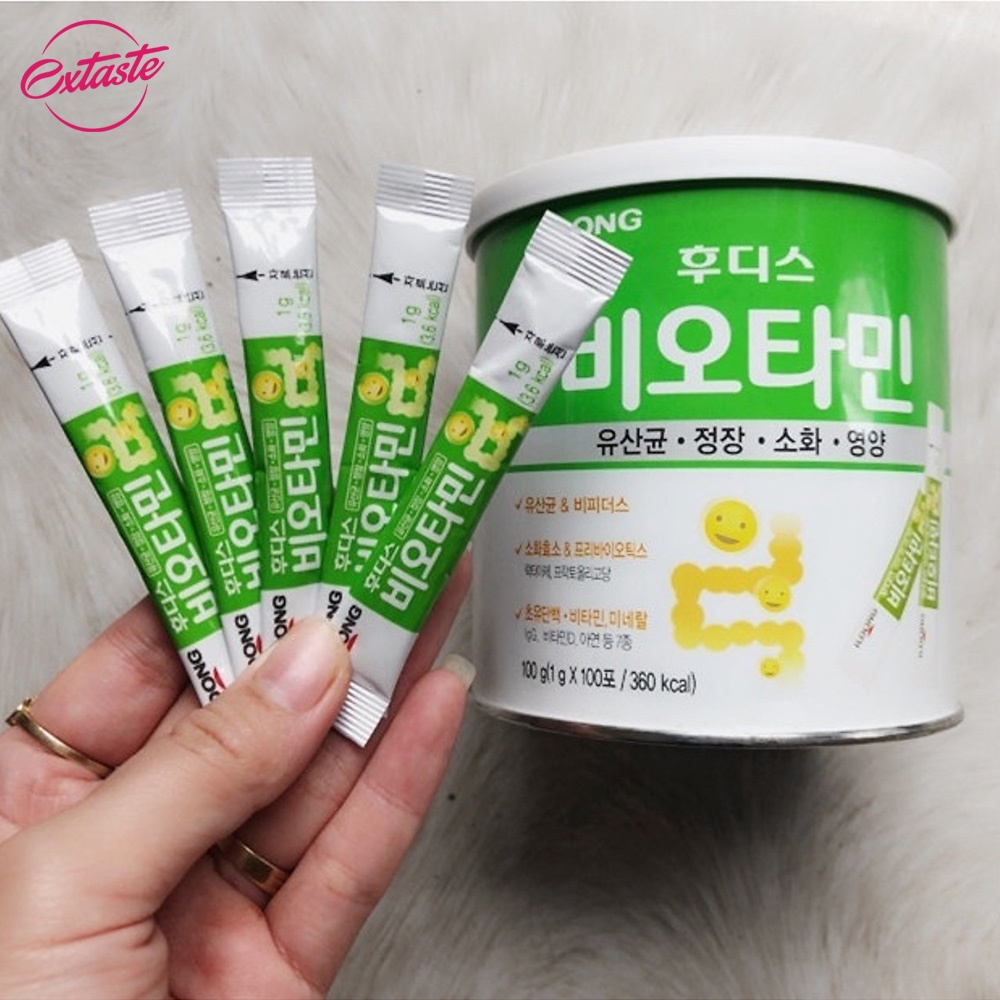 Men vi sinh Ildong Foodis Biotamin Hàn Quốc Healthy Care Extaste hỗ trợ tiêu hóa  bảo vệ sức khỏe đường ruột 90g