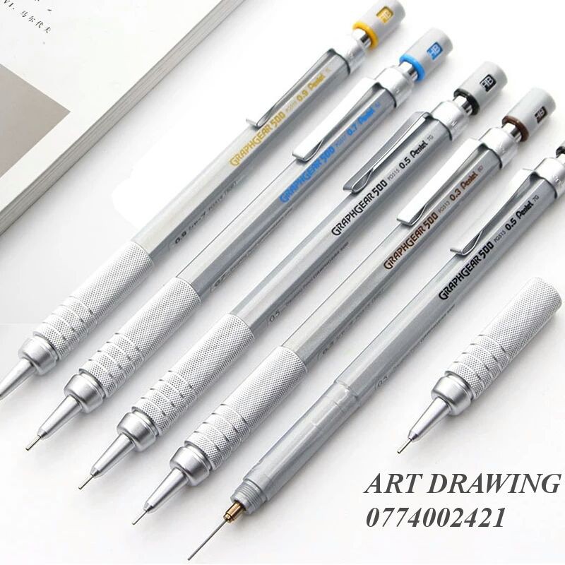 Chì bấm pentel soạn thảo cơ khí 0.7mm, Graph Gear 500™ Mechanical Drafting Pencil 0.7mm