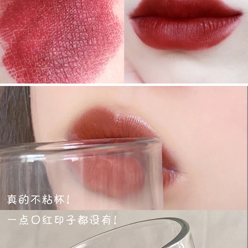 [Hàng mới về] Son Môi Gallery Dạng Lỏng Không Dính Thành Cốc Màu Sắc Thời Trang