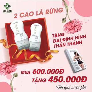 Cao Đốt Mỡ Lá Rừng - Combo 2 chai tặng Đai trị giá 450k