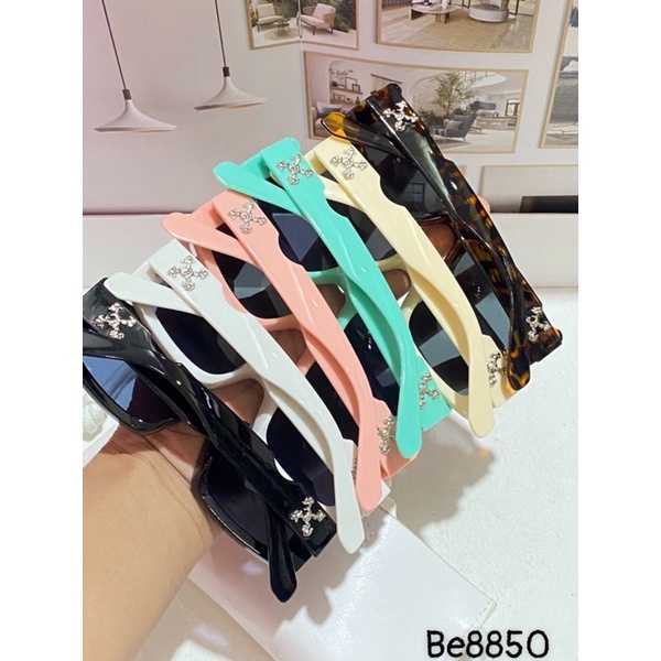 Gọng kính cho bé trai gái 8850 chống UV400, thiết kế mắt tròn dễ đeo, màu sắc thời trang