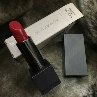 #433 son Burberry Lip Velvet - Poppy Red