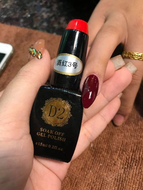 Set sơn gel đỏ thần thánh