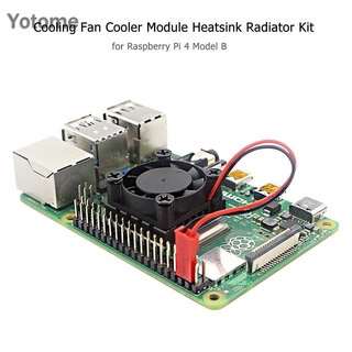 Bộ Quạt Tản Nhiệt Cho Raspberry Pi 4 Model B
