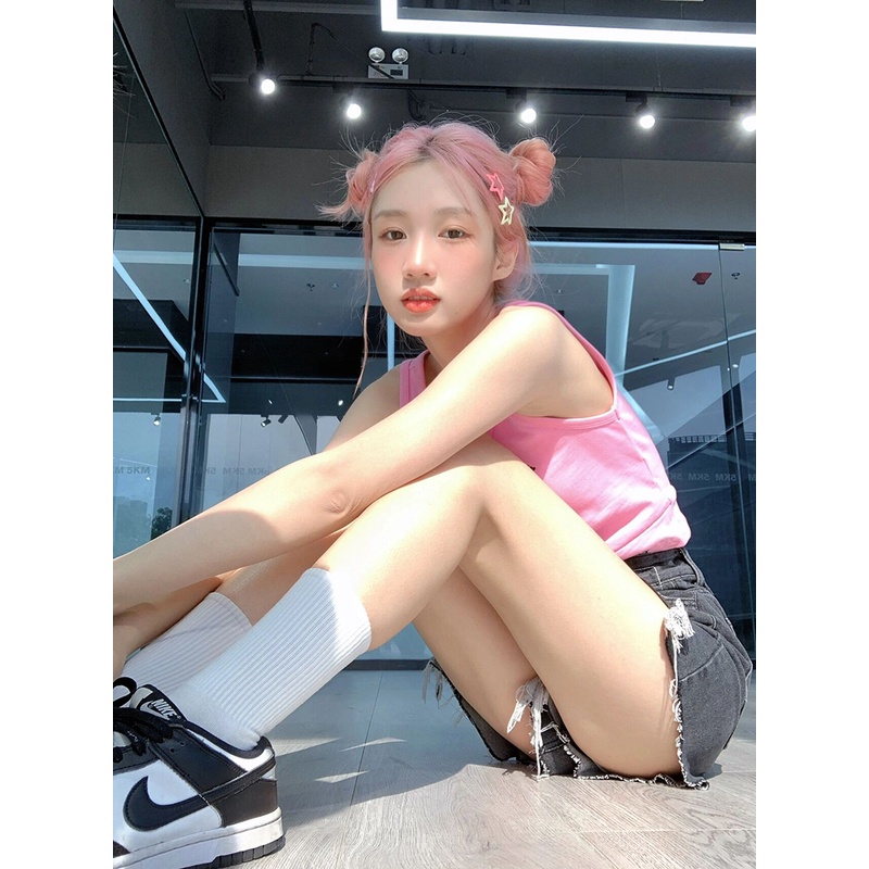 Áo Hai Dây Mỏng Mùa Hè Mẫu Mới Ngọt Ngào Phong Cách bm niche Nóng Bỏng Cho Nữ