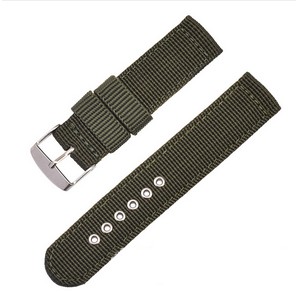 16mm 18mm 20mm 22mm 24mm Vải Quân Đội Xanh Nylon Dây Đeo Đồng Hồ Dây Vải Dây Đeo Đồng Hồ Nam Thay Thế Dây Đeo Đồng Hồ Cho Nữ