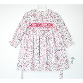 Váy smock dài tay