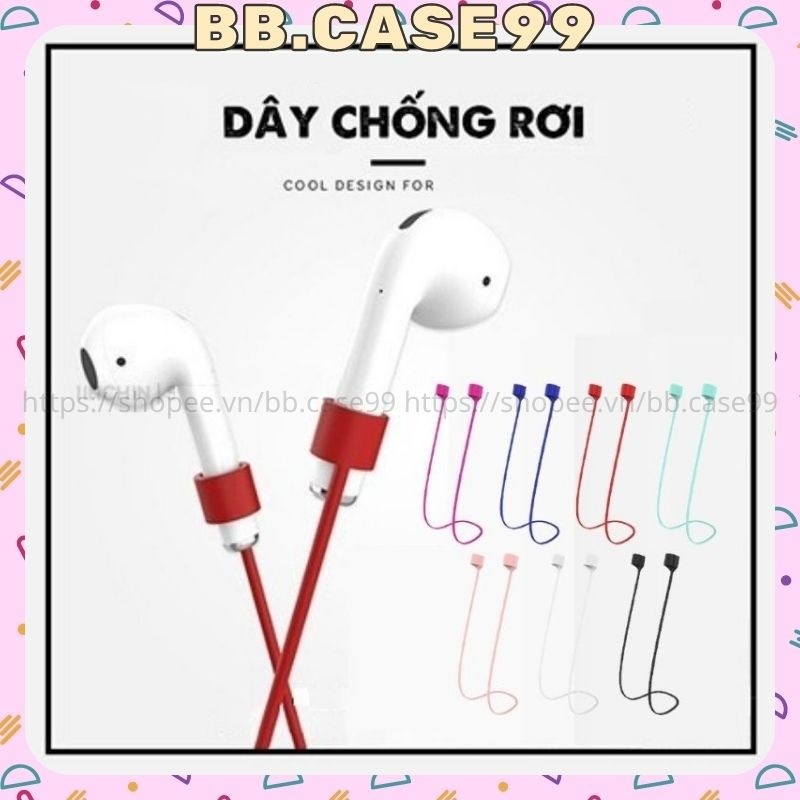 Dây Chống Rơi Tai Nghe Bluetooth Không Dây✔️ Dây Đeo Silicon Giữ Tai Nghe Bluetooth Chống Rơi - bb.case99