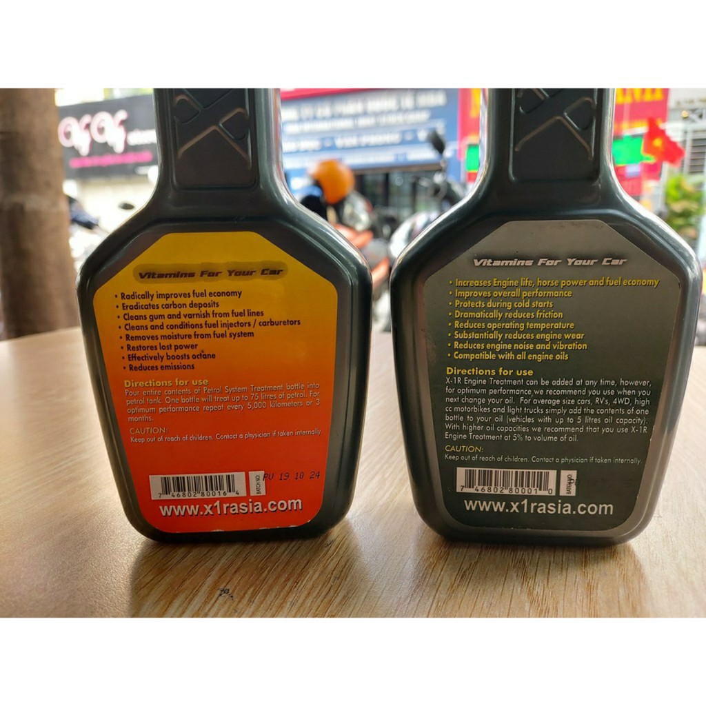 Phụ Gia Xăng X-1R PETROL SYSTEM TREATMENT