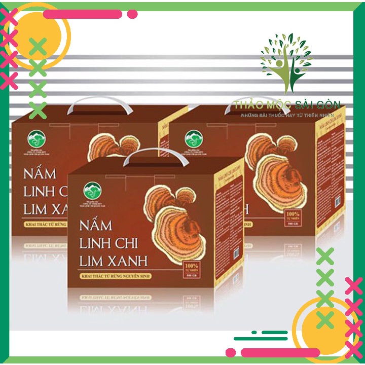 {chính hãng công ty} Hộp 500g Nấm Linh Chi Lim Xanh